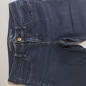 American Eagle Outfitters High Rise Dark Blue Jeans